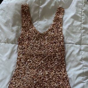 Champagne Mini Dress